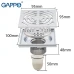 Вертикальний трап GAPPO G81550, латунь, 150х150 мм, хром