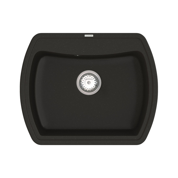 Мийка для кухні Vankor Norton NMP 01.63 Black прямокутна з сифоном