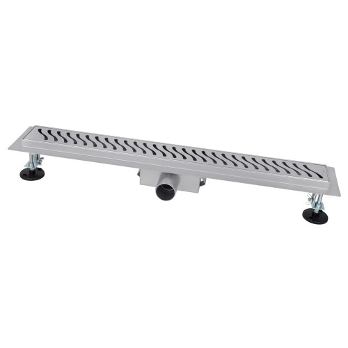 IT02-FT09/600 ITAL Душовий трап 600 мм, комбінований гідрозатвор, Brushed nickel (блістер) {5/1}