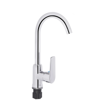 Змішувач кухня U-образний гусак d-35 BRINEX, без шлангів хром
