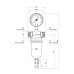 Фильтр самопромывной Icma 1/2" №750