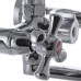 Смеситель для ванны HAIBA SMES 2-ручковый Chr-140 евро (HB0366)