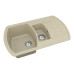 Мийка для кухні Vankor Norton NMP 04.86 Beige прямокутна з сифоном