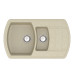 Мийка для кухні Vankor Norton NMP 04.86 Beige прямокутна з сифоном