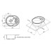 Мойка миникепка 570х450х180 микродекор LIDZ