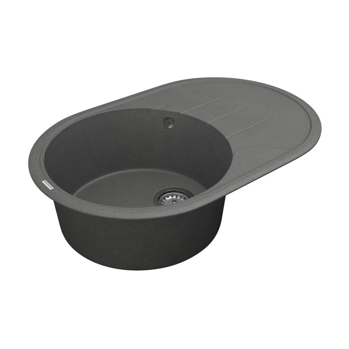 Мойка Vankor Sity  780х510х200 овал. Gray + сифон