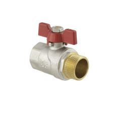 Кран     3/4  НВ мотиль  RAFTEC  красн. 