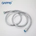 Полімерний шланг для душу GAPPO G42, 1500 мм, сірий/хром