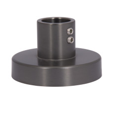 Кріплення стійки Qtap (60х37х25,3) для душевых систем Vlasta New Gunmetal Black PVD QTVLA6037253GMB49695