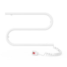 Електрична рушникосушарка Laris Зебра Змеевик 25 ЧК2 500 х 330 Э (підключення праворуч) 61Вт, білий (75201018)