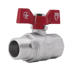 Кран шаровой SD Forte 3/4" ВН для воды (бабочка) SF607W20
