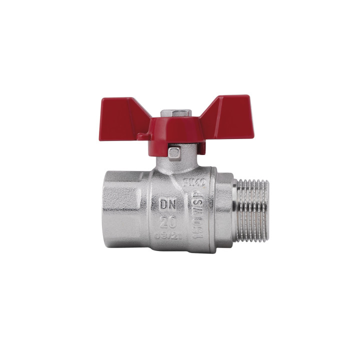 Кран шаровой SD Forte 3/4" ВН для воды (бабочка) SF607W20