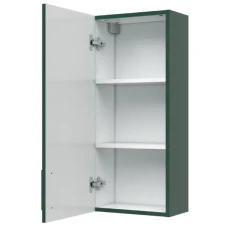 Пенал підвісний (верх) 35х25х62,5 Элара Mirater ізумруд лівий