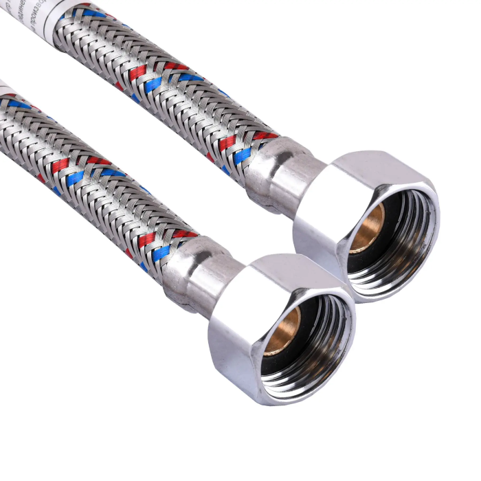 Шланг нержавіюча сталь ECO FIX 1/2″х1/2″ ВВ 0,8 м
