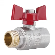 Кран     1/2  НВ мотыль красн. (PN40) SD