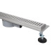 IT03-FT10/1 000 ITAL Душовий трап 1 000 мм повор. 360, комбін.затвор, Brushed nickel (блістер) {5/1}