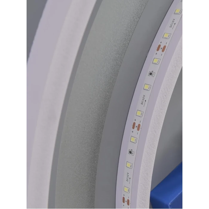 Зеркало круглое LED 60 MIXXUS Plain часы, с антизопотев.