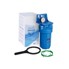 Корпус фільтра Big Blue 10" з манометром FH10B1-B-WB