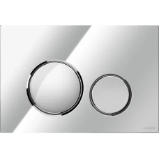 Клавиша ддя инсталяции унитаза Cersanit LUNA (AQUA,SYSTEM ) глянцевый хром