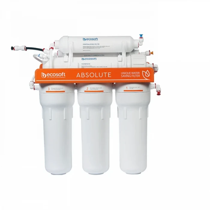 Обратный осмос 6 ступ. с минерализ/мембрана/посткарбон 7л  Absolute ECOSOFT