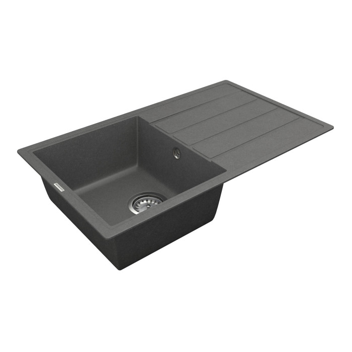 Мийка для кухні Vankor Easy EMP 02.76 Gray прямокутна з сифоном Мийка для кухні Vankor Easy EMP 02.76 Gray прямокутна з сифоном