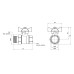 Кран шаровой "Американка" SD Plus прямой 3/4" ВН SD221W20