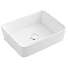 Умывальник накладной прямоугольній 475x370x140 MIXXUS PREMIUM QUADRO-0101 керамика