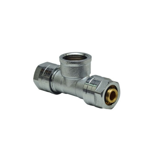 Тройник  В 16*1/2*16  ТМ RAFTEC