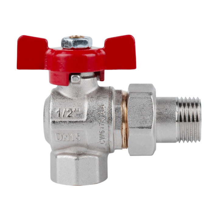 Кран шаровой Icma FAR. ROSSA 1/2" угловой №361