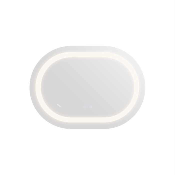Дзеркало Qtap Gemini 600х800 з LED-підсвічуванням Touch, з антизапітнінням, з диммером,з регулюванням температури коліру (3000-6500K) Reverse QT2578R6080