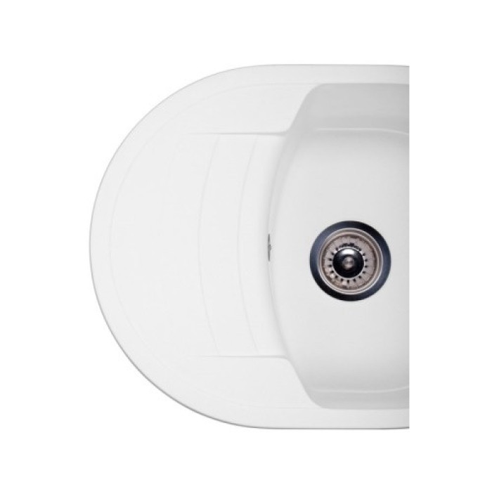 Мийка GRANADO MALAGA 620x470x200 овальна white + сифон