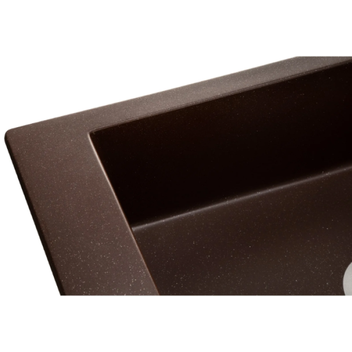 Мийка GRANADO ALMERIA 775x490x195 прямокутна marron + сифон