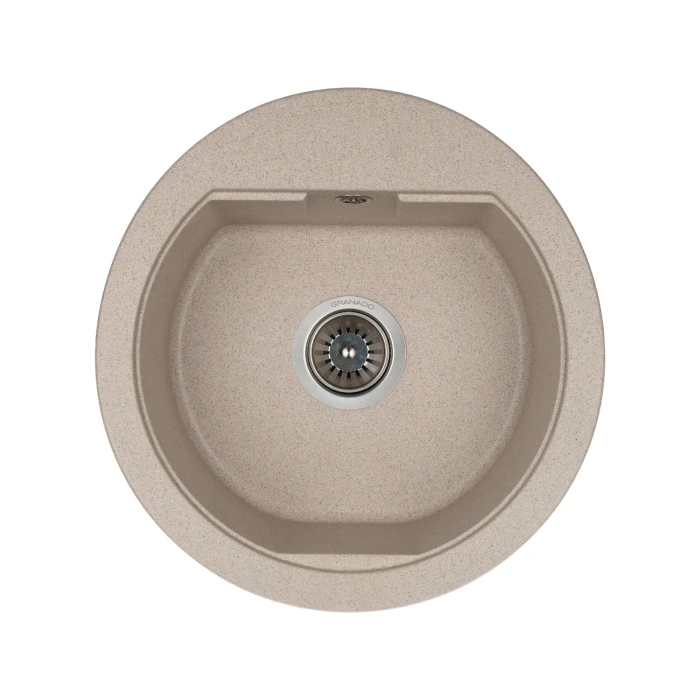 Мойка GRANADO LUGO 480x500x200 круглая terra + сифон