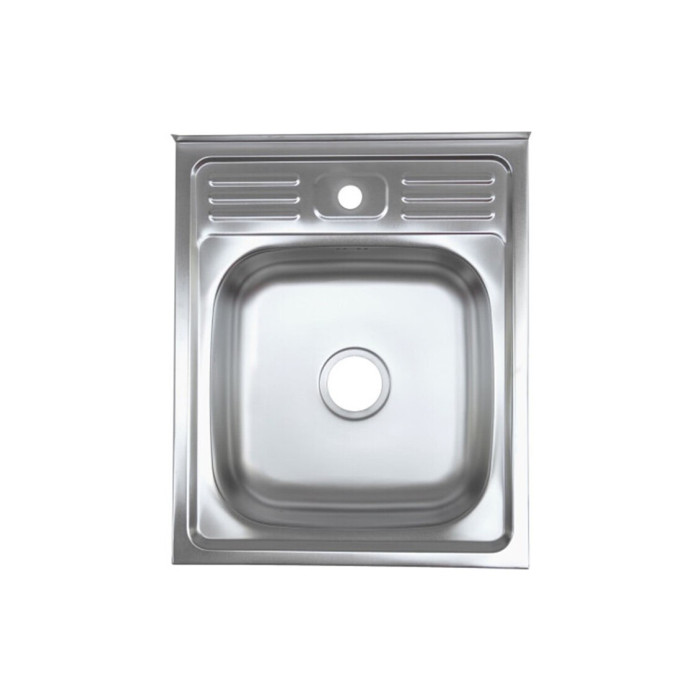 Мойка прям. 500х600х160 декор PLATINUM