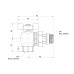Кран шаровой Icma FAR. ROSSA 3/4" угловой №362