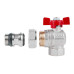 Кран шаровой Icma FAR. ROSSA 3/4" угловой №362
