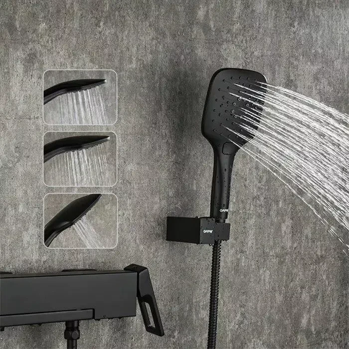 Змішувач для ванни GAPPO G3217-6, чорний