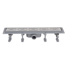 IT13-FT01/300 ITAL Душовий трап 300*70*67 мм ABS пластик, сірий  (блістер) {5/1}