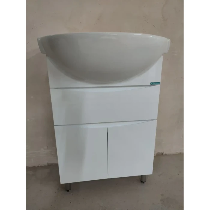Тумба для умывальника 56-Solas SMILE Barco Blanco (2 ящика)
