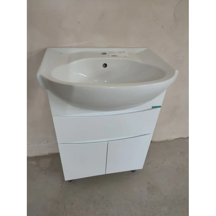 Тумба для умивальника 56-Solas SMILE Barco Blanco (2 ящика)