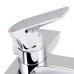 Смеситель для ванны с коротким гусаком Q-TAP Flaja d-35, литой, хром