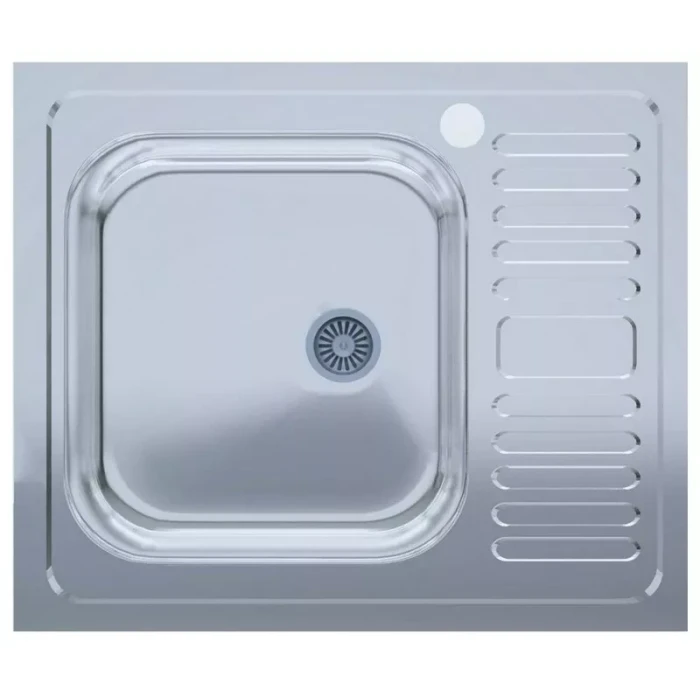Мийка нерж.UA 5060-L товщ-0.4mm, р-р-500*600*140mm Polish (накладна) {20}