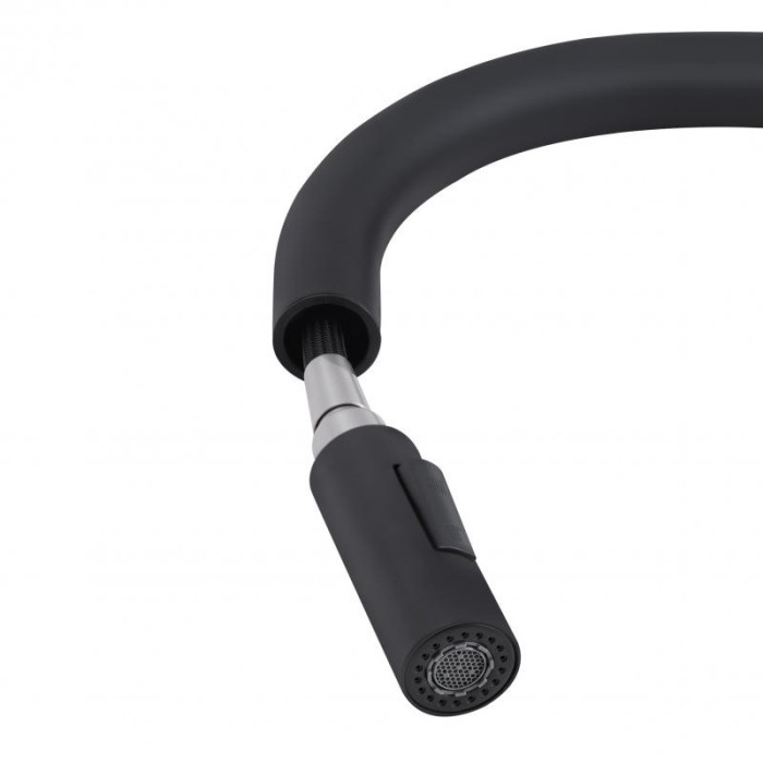Смеситель для кухни Qtap Lenicka 9138103UB с выдвижным изливом