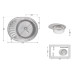 Кухонная мойка Brinex 5745 0,8 мм Micro Decor (BRIN5745MDEC0)