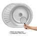 Кухонная мойка Brinex 5745 0,8 мм Micro Decor (BRIN5745MDEC0)