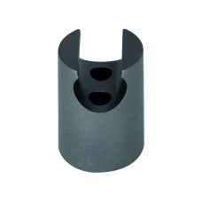 Держатель для ручного душа Qtap Spojeni округлый QT829910842854GRP Graphite