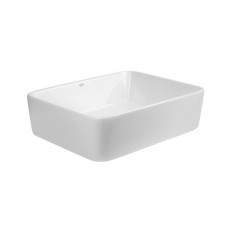 Умивальник на стільницю прямокутний480х370х135 Q-TAP Tern без доного клапана White
