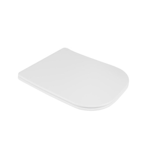 Сидіння для унітазу з мікроліфтом Slim біле Qtap Presto QT26992615EW