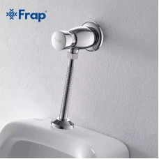 Кран натискний для пісуару FRAP F7201 механічний, хром