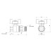 Кран шаровой "Американка" SD Plus 1/2" ВН прямой SD220NW15PN40